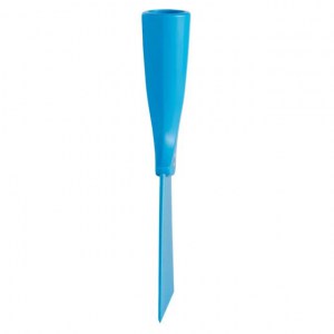 Vikan 40123 Nylon Scraper with Threaded Handle 100 mm Blue